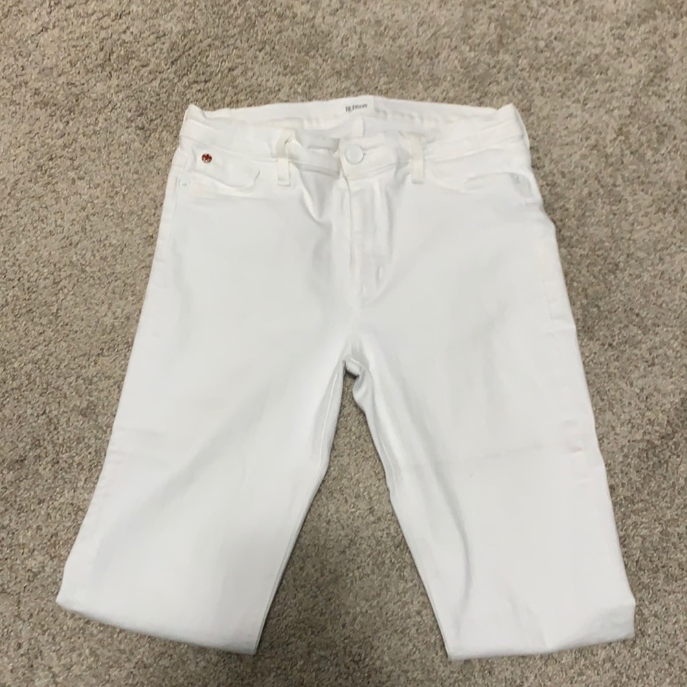 Hudson Nico Super Skinny Midrise White 31